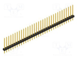 Connector: pin strips; pin header; male; PIN: 33; 2mm; THT; 1x33