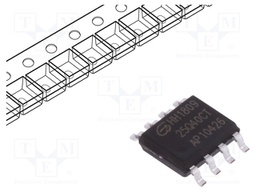 FLASH memory; NOR Flash; 4Mbit; Quad I/O,SPI; 120MHz; 2.7÷3.6V