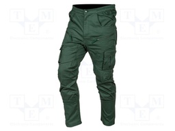 Dungarees; Size: XL; green; OUTDOOR; slim; 280g/m2