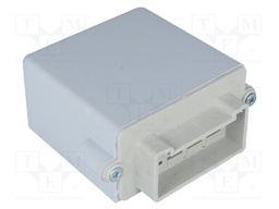 Enclosure: specialist; A: 55mm; B: 56mm; C: 30mm; ABS; grey; (a): 64mm