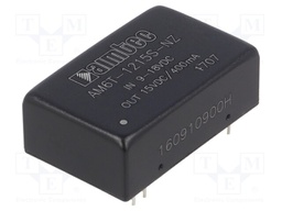 Converter: DC/DC; 6W; Uin: 9÷18V; 15VDC; Iout: 400mA; DIP24; 14g
