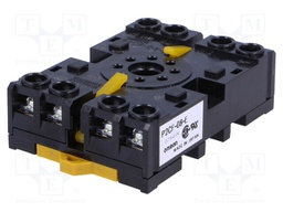 Relays accessories: socket; PIN: 8; Mounting: DIN; 6A; 250VAC; octal
