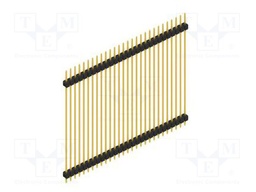 Connector: pin strips; pin header; male; PIN: 28; 2.54mm; THT; 1x28