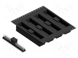 Connector: pin strips; pin header; male; PIN: 36; 2.54mm; SMT; 2x18