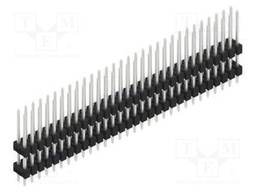 Connector: pin strips; pin header; male; PIN: 60; 2.54mm; THT; 2x30