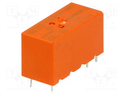 Relay: electromagnetic; SPST-NO; Ucoil: 12VDC; 16A/250VAC; 16A