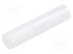 Spacer sleeve; LED; Øout: 5mm; ØLED: 5mm; L: 22mm; natural; UL94V-2