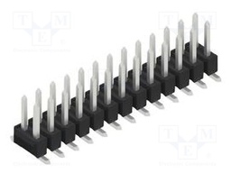 Connector: pin strips; pin header; male; PIN: 26; 2.54mm; SMT; 2x13