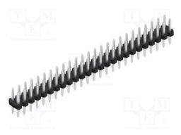 Connector: pin strips; pin header; male; PIN: 50; 2mm; THT; 2x25