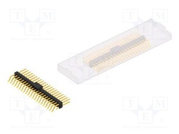 Connector: pin strips; pin header; male; PIN: 42; 2.54mm; SMT; 2x21