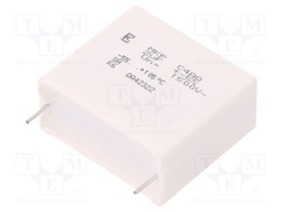 Capacitor: polypropylene; DC-Link; 2uF; ESR: 14.1mΩ; C4AQ; THT; ±5%
