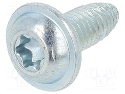 Screw; for metal; 5x12; Head: button; Torx®; hardened steel; zinc