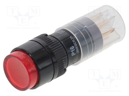 Switch: push-button; Pos: 2; SPST NC + NO; 5A/250VAC; 6A/24VDC