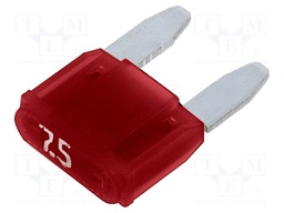 Fuse: fuse; 7.5A; 32VDC; automotive; 10.9mm; tin alloy