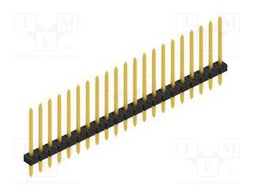 Connector: pin strips; pin header; male; PIN: 21; 2mm; THT; 1x21
