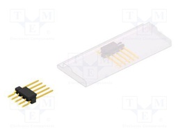 Connector: pin strips; pin header; male; PIN: 5; 2.54mm; SMT; 1x5