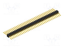 Connector: pin strips; pin header; male; PIN: 36; 1.27mm; SMT; 1x36