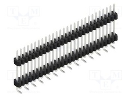 Connector: pin strips; pin header; male; PIN: 28; 1.27mm; SMT; 1x28