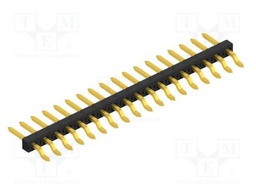 Connector: pin strips; pin header; male; PIN: 18; 2mm; SMT; 1x18