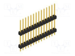 Connector: pin strips; pin header; male; PIN: 14; 2.54mm; THT; 1x14