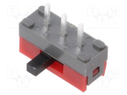 Slide Switch, SPDT, On-None-On, Through Hole, 100 mA