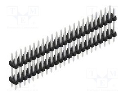Connector: pin strips; pin header; male; PIN: 46; 2mm; THT; 2x23
