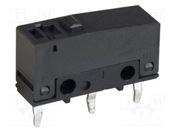 Microswitch SNAP ACTION; without lever; SPDT; 3A/125VAC; ON-(ON)