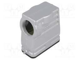Enclosure: for HDC connectors; C146; size A10; for cable; angled