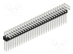 Connector: pin strips; pin header; male; PIN: 56; 1.27mm; THT; 2x28