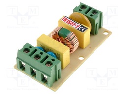 Filter: anti-interference; 250VAC; 0.1uF; 1mH; Ioper.max: 2A