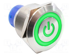 Switch: vandal resistant; Pos: 2; DPDT; 3A/250VAC; IP67; ON-(ON)