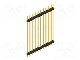 Connector: pin strips; pin header; male; PIN: 17; 2.54mm; THT; 1x17