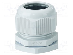 Cable gland; M50; 1.5; IP66; polyamide; light grey