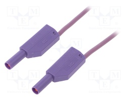 Test lead; silicone; 2m; violet; 19A; 1kV; Cond.cross sec: 1mm2