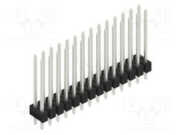 Connector: pin strips; pin header; male; PIN: 28; 2.54mm; THT; 2x14