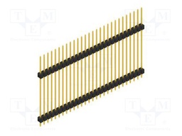Connector: pin strips; pin header; male; PIN: 28; 2.54mm; THT; 1x28
