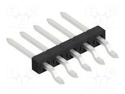 Connector: pin strips; pin header; male; PIN: 5; 2mm; SMT; 1x5; 100V