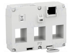 Current transformer; 125A; on panel,for DIN rail mounting; RJ45