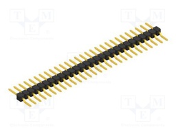 Connector: pin strips; pin header; male; PIN: 28; 2.54mm; SMT; 1x28