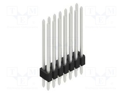 Connector: pin strips; pin header; male; PIN: 14; 1.27mm; THT; 2x7