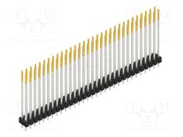 Connector: pin strips; pin header; male; PIN: 62; 2.54mm; THT; 2x31