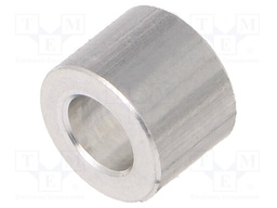Spacer sleeve; 4.3mm; cylindrical; aluminium; Out.diam: 6mm