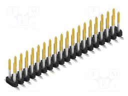 Connector: pin strips; pin header; male; PIN: 38; 2mm; SMT; 2x19