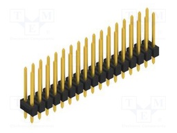 Connector: pin strips; pin header; male; PIN: 34; 2.54mm; THT; 2x17