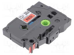 Tape; Width: 12mm; Colour: red; Character colour: black; L: 8m