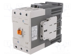 Contactor: 3-pole; NO x3; Auxiliary contacts: NO + NC; 500VAC; 85A
