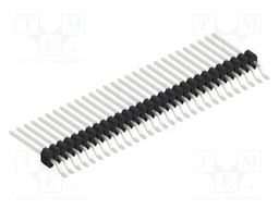 Connector: pin strips; pin header; male; PIN: 29; 1.27mm; SMT; 1x29