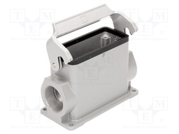 Enclosure: for Han connectors; Han HMC; size 16B; with latch