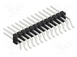 Connector: pin strips; pin header; male; PIN: 26; 2.54mm; SMT,THT