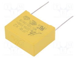Capacitor: polypropylene; X2,suppression capacitor; 2.2uF; 27mm